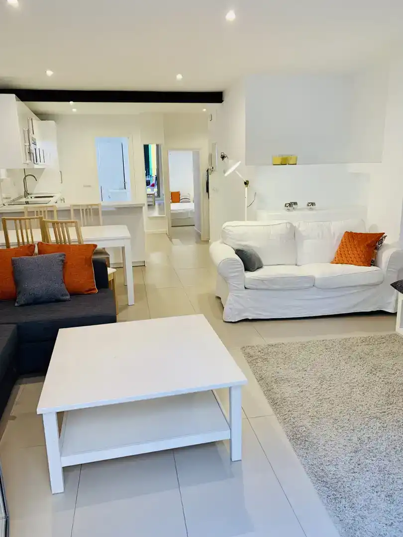 Living room of Flat for rent in  Palma de Mallorca  with Air Conditioner and Balcony