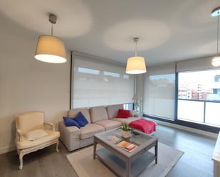 Living room of Flat to rent in Gijón   with Heating, Terrace and Storage room