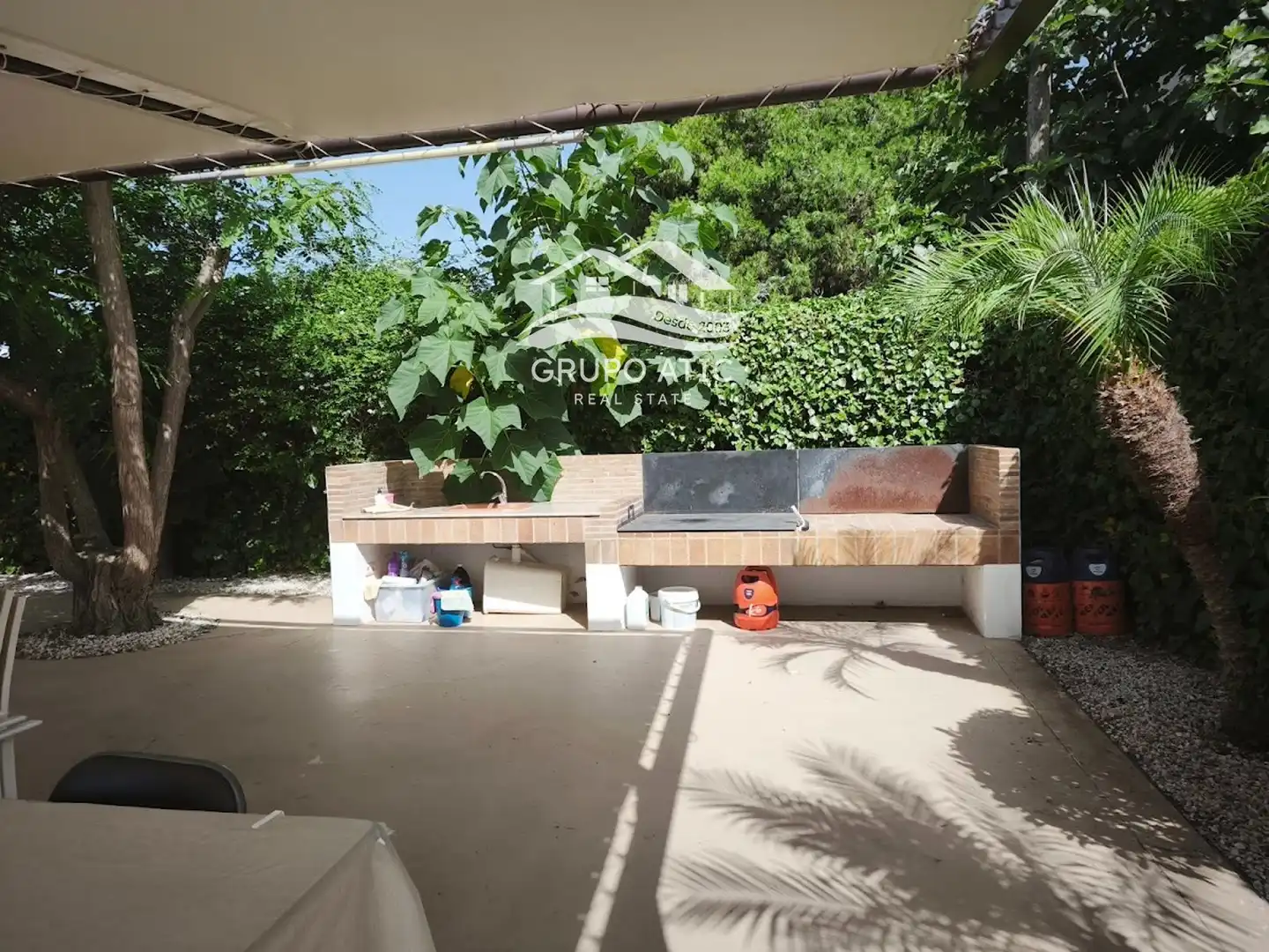 Terraza de Casa o chalet en venta en Burriana / Borriana con Aire acondicionado, Calefacción y Jardín privado