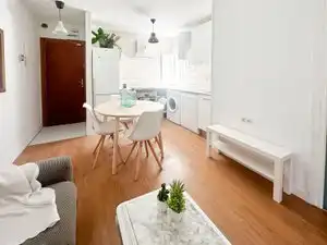 Sala de estar de Piso para compartir en Móstoles con Calefacción, Amueblado y Horno