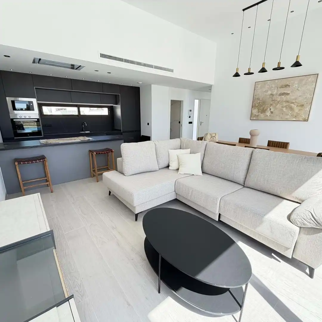 Sala de estar de Casa o chalet en venta en Alcosser con Aire acondicionado, Piscina y Amueblado