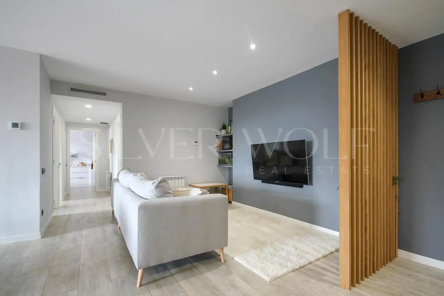 Living room of Flat for sale in Gavà  with Air Conditioner, Heating and Parquet flooring
