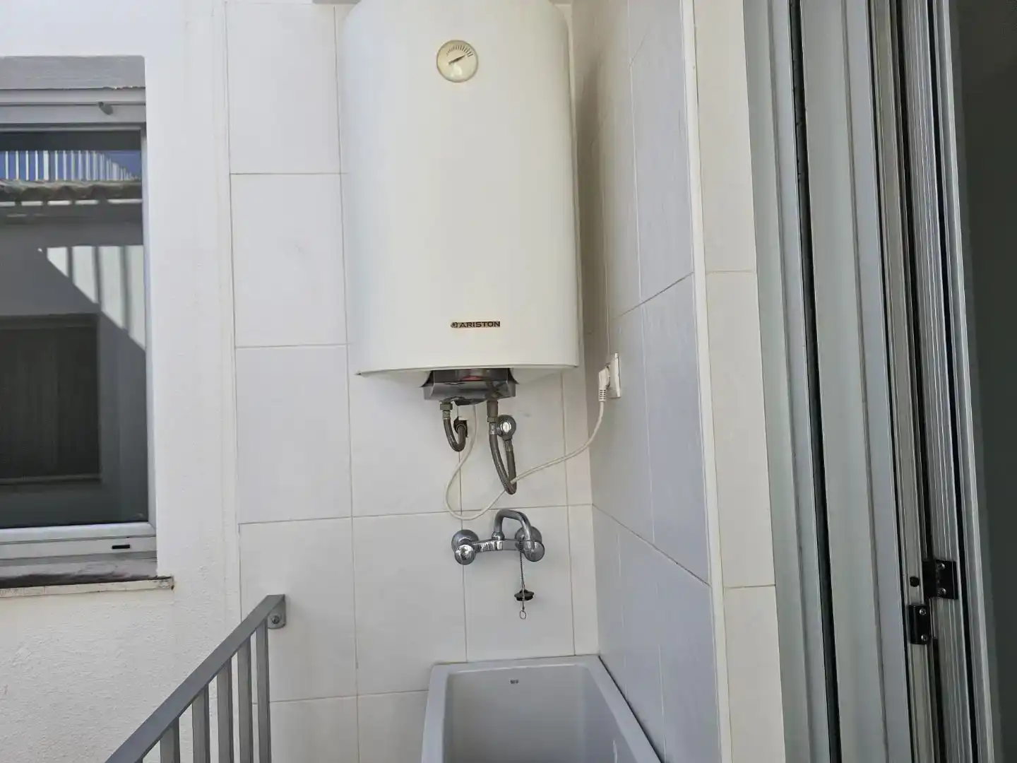 Bathroom of Flat for rent in Benissa  with Air Conditioner, Furnished and Balcony