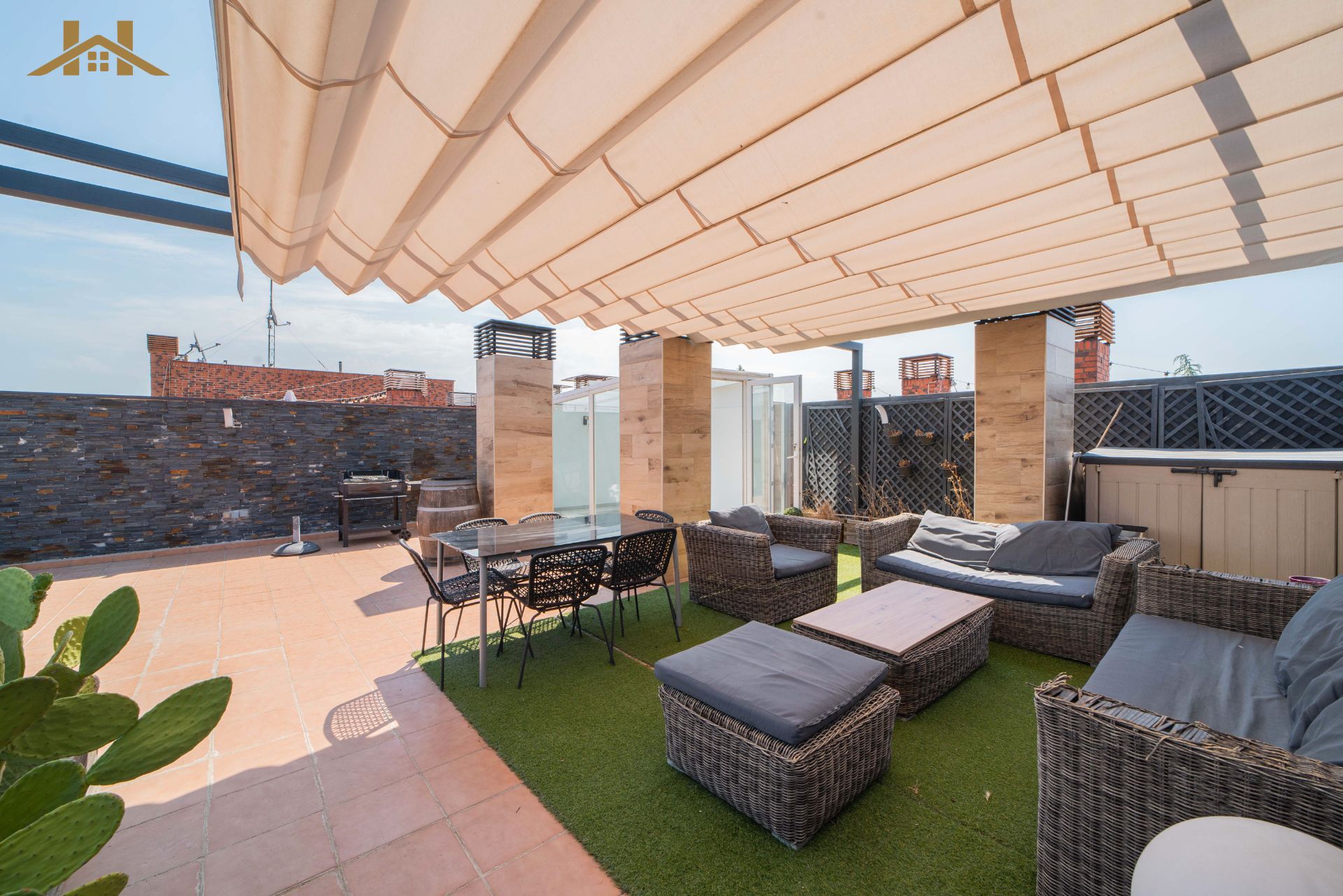 Terrace of Duplex for sale in Pozuelo de Alarcón  with Air Conditioner, Heating and Terrace