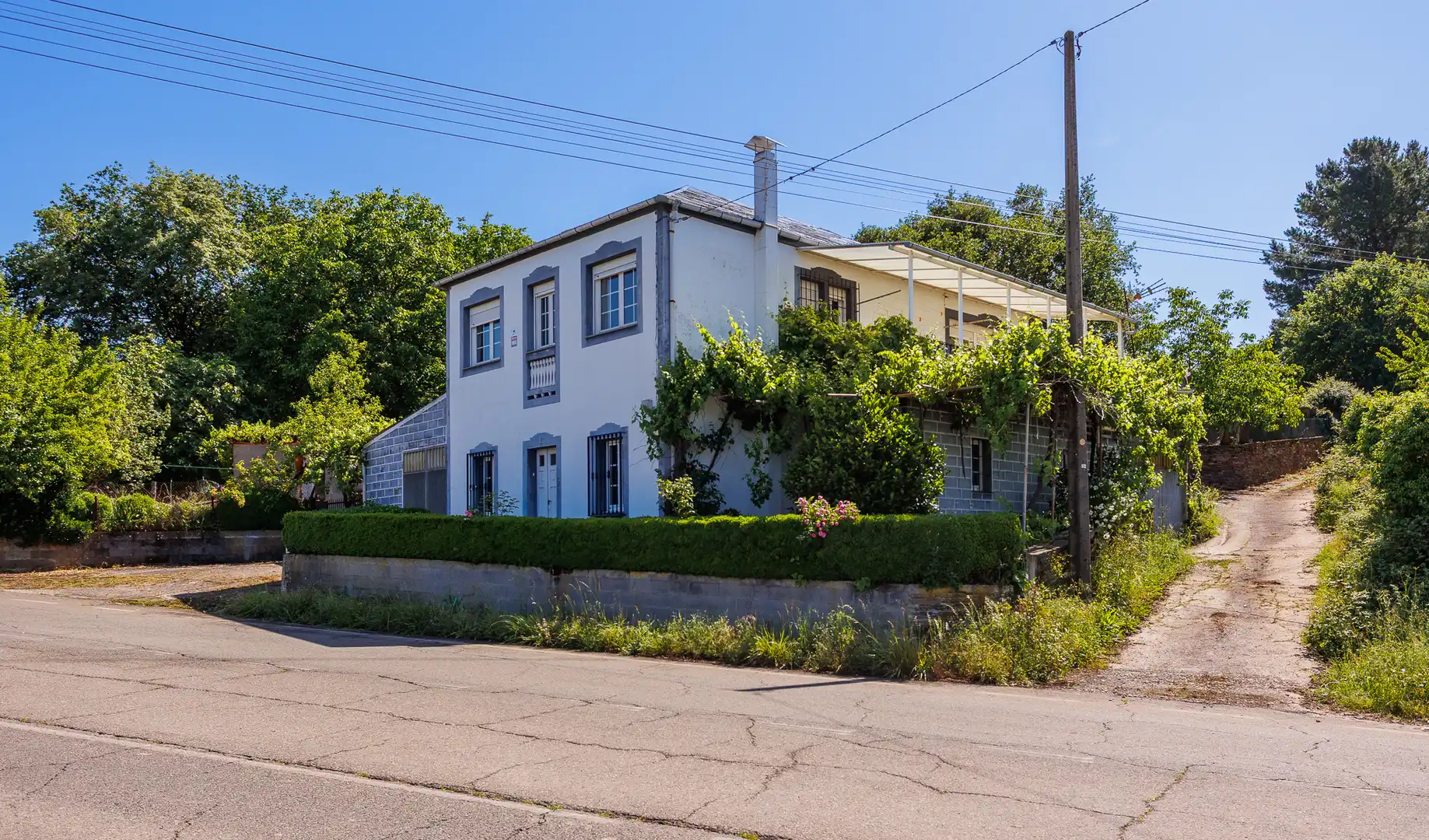 Vista exterior de Finca rústica en venta en O Incio  con Amueblado