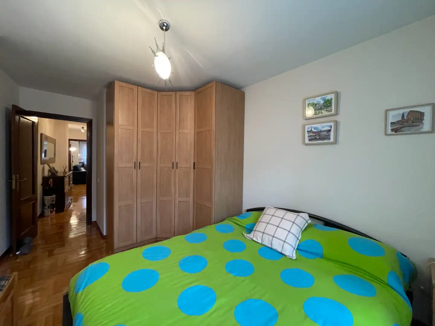 Bedroom of Apartments for sale in Gijón   with Heating, Parquet flooring and Storage room
