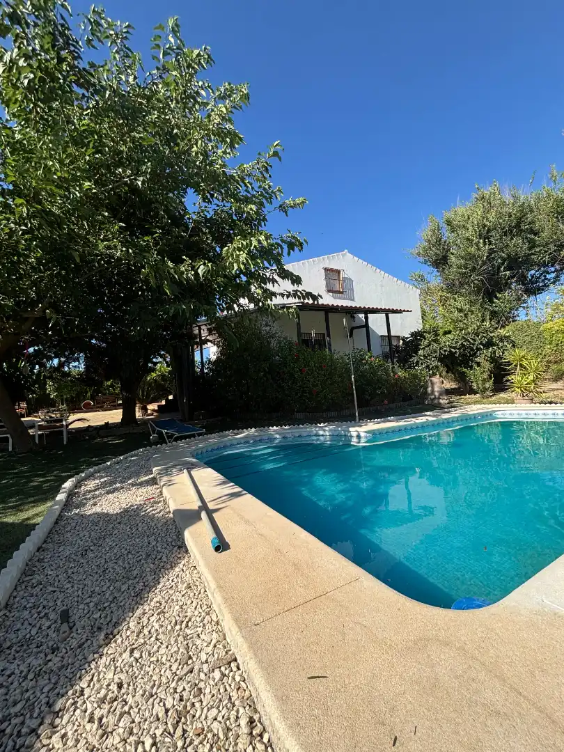 Piscina de Finca rústica en venta en Almensilla con Aire acondicionado, Jardín privado y Terraza