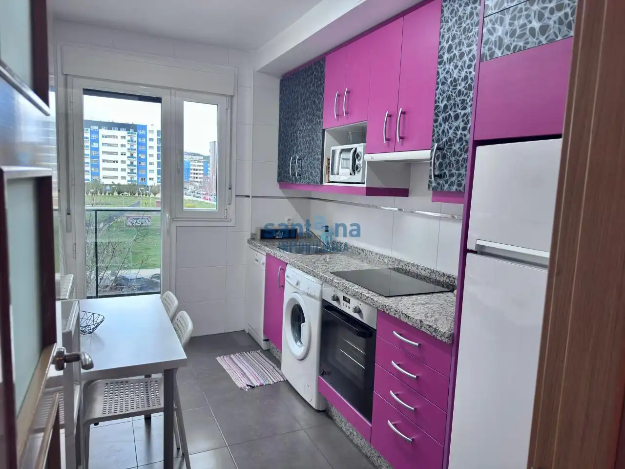 Kitchen of Apartments for rent in León Capital   with Heating, Parquet flooring and Terrace