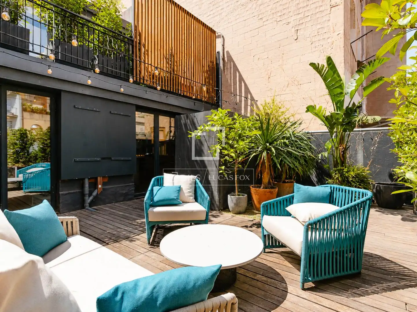 Terrassa de Casa o xalet en venda en Barcelona amb Aire condicionat, Jardí privat i Terrassa