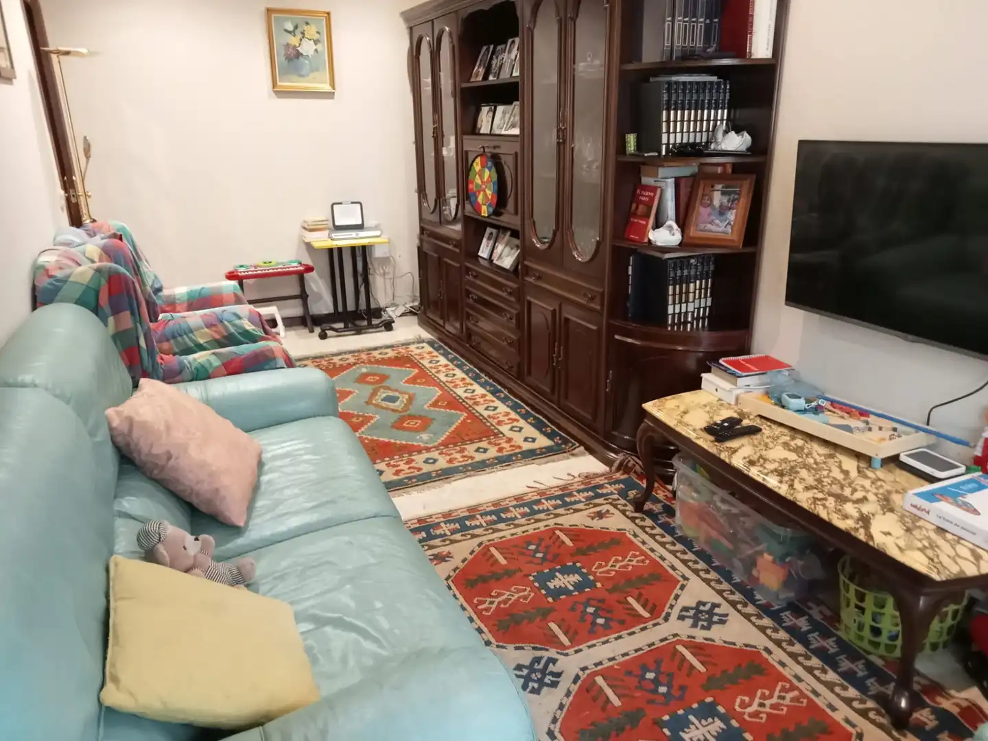 Sala de estar de Casa o chalet en venta en Santiago de Compostela  con Calefacción, Jardín privado y Terraza