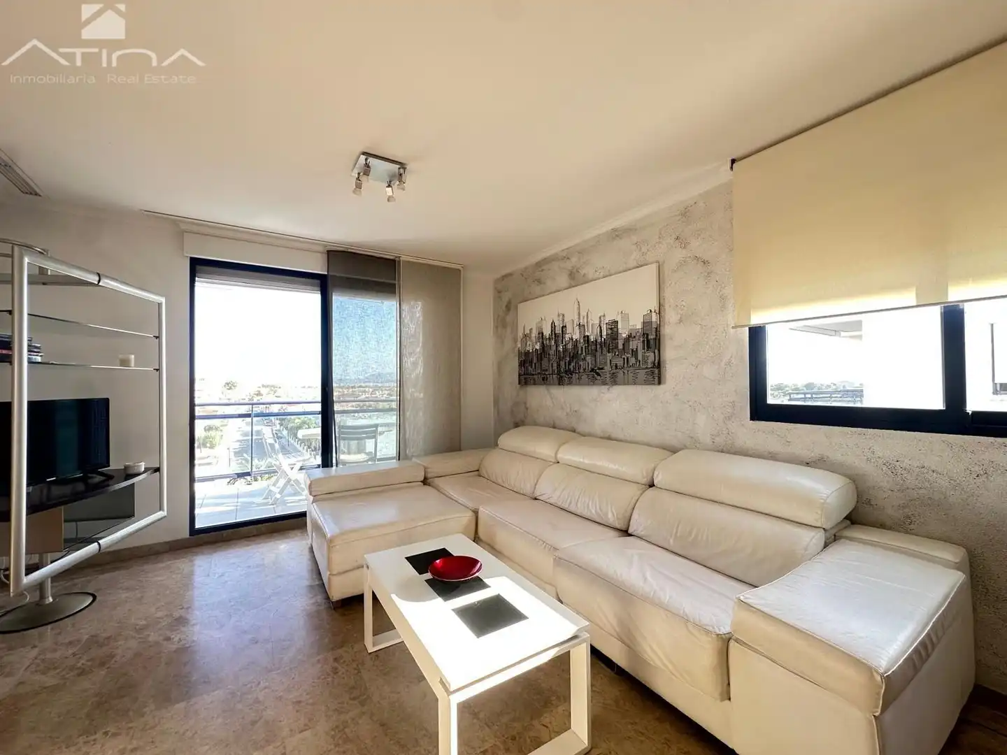 Sala de estar de Ático en venta en Daimús con Jardín privado, Terraza y Balcón