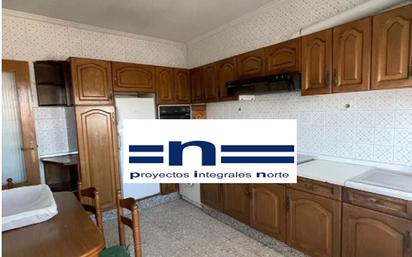Kitchen of Flat for sale in Lugo Capital  with Terrace, Storage room and Furnished
