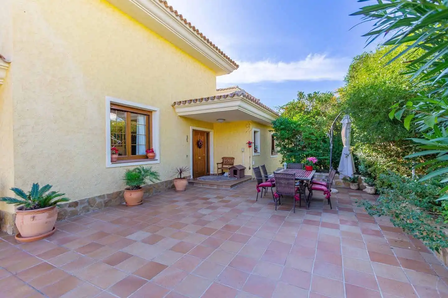 Terrassa de Casa o xalet en venda en La Nucia amb Jardí privat i Piscina