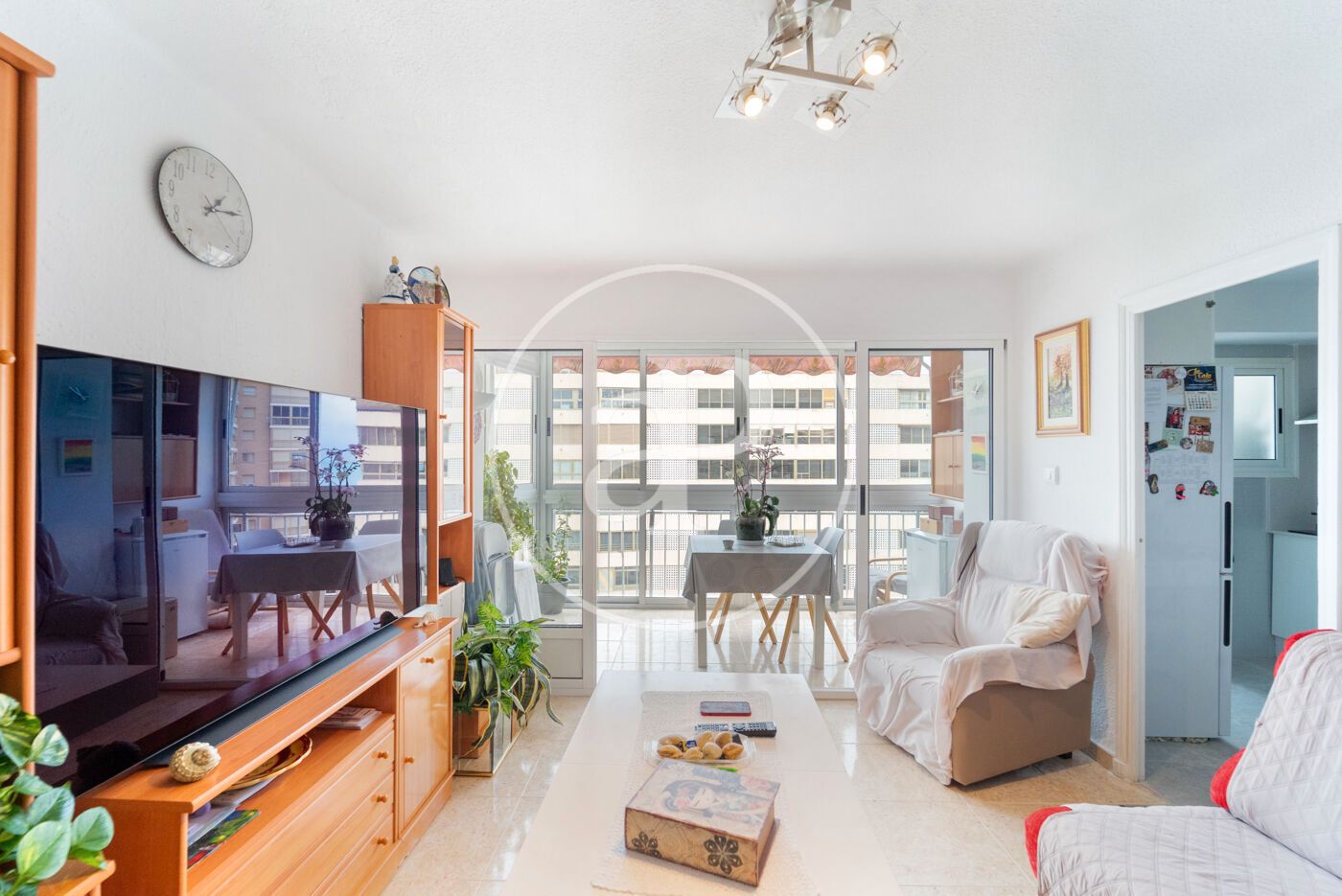 Sala d'estar de Pis en venda en Benidorm amb Calefacció, Jardí privat i Terrassa