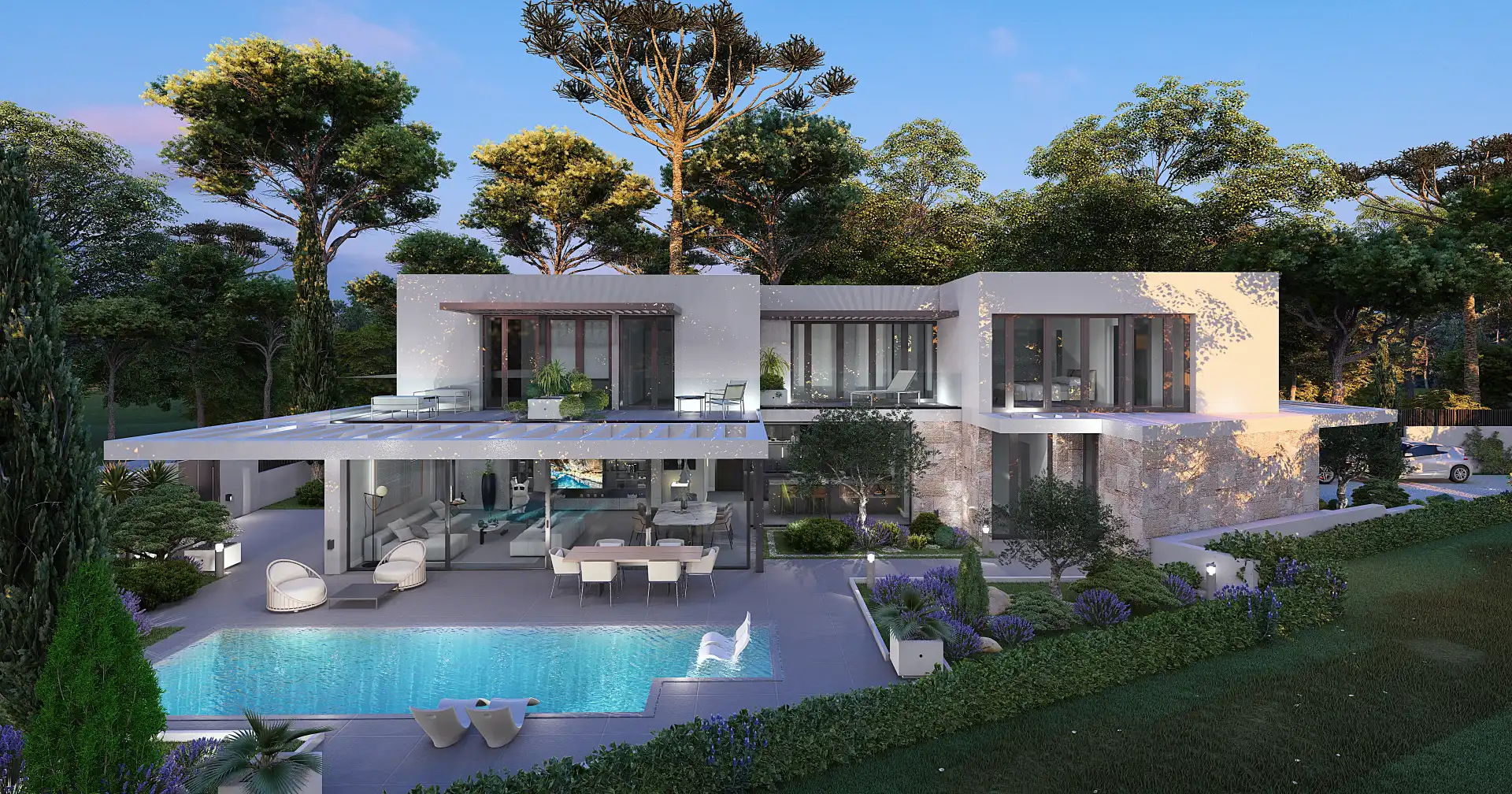 Vista exterior de Casa o xalet en venda en Las Rozas de Madrid amb Aire condicionat, Calefacció i Jardí privat