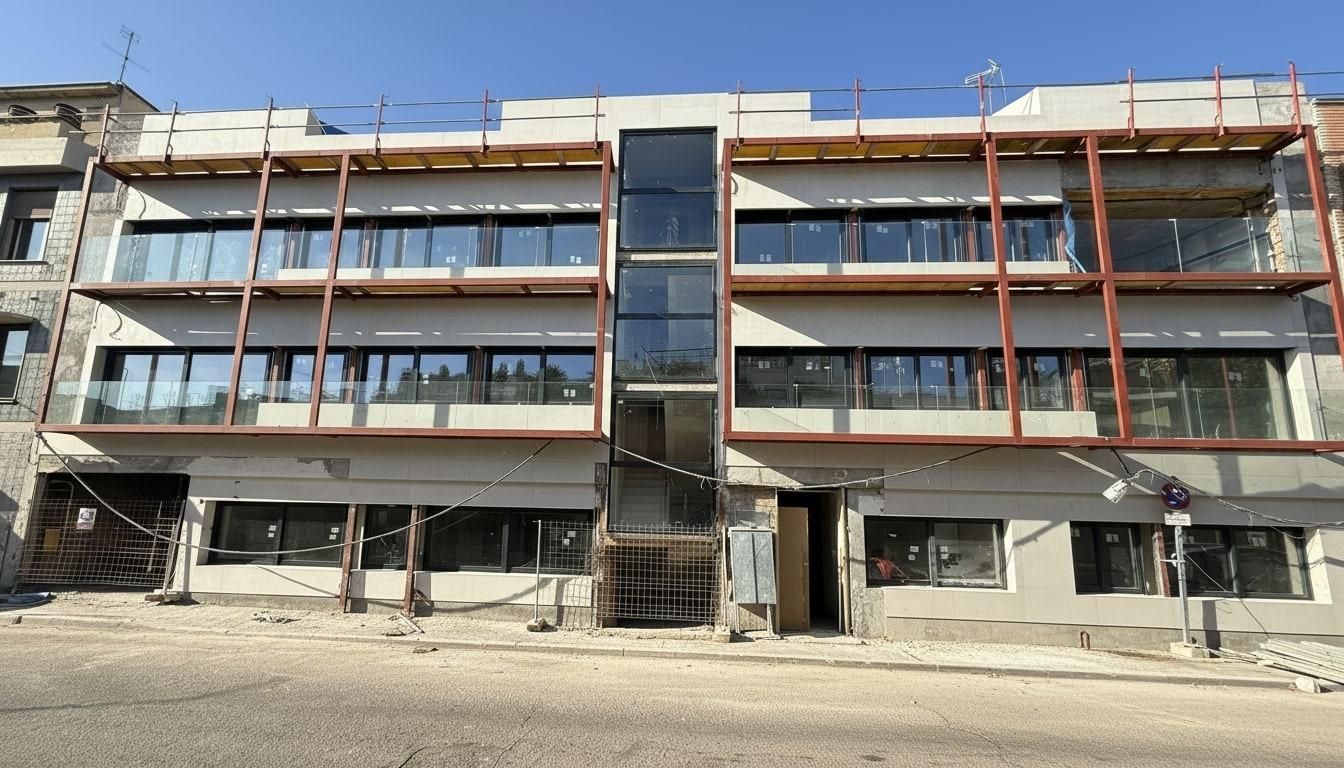 Exterior view of Flat for sale in Sabadell  with Heating, Terrace and Storage room