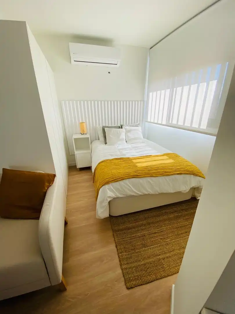 Schlafzimmer von Wohnung zur Miete in Murcia mit Klimaanlage, Heizung und Terrasse