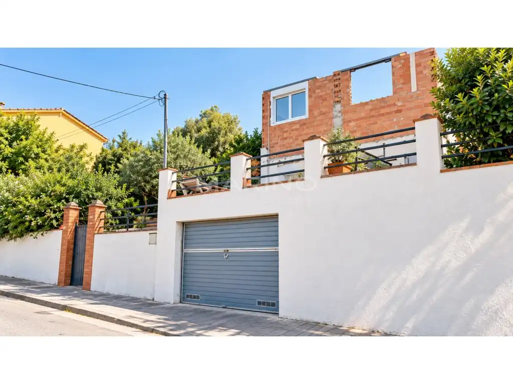 Vista exterior de Casa o chalet en venta en Palafolls con Jardín privado