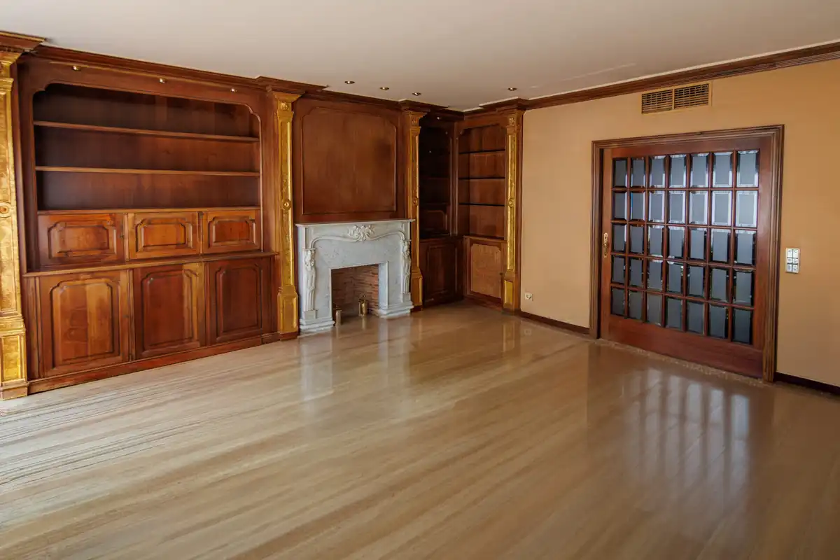 Sala d'estar de Pis en venda en Barcelona amb Aire condicionat, Calefacció i Parquet