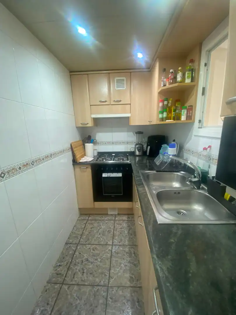 Kitchen of Flat for sale in Sabadell  with Air Conditioner, Heating and Furnished