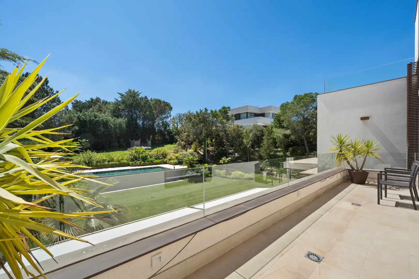 Terraza de Casa o chalet en venta en Las Rozas de Madrid con Aire acondicionado, Calefacción y Jardín privado