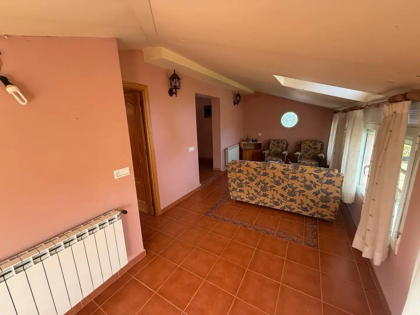 Sala de estar de Casa o chalet en venta en San Martín del Pimpollar con Calefacción, Jardín privado y Terraza