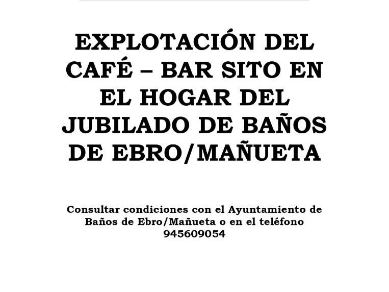 Local de alquiler en Baños de Ebro / Mañueta con Aire acondicionado, Calefacción y Terraza