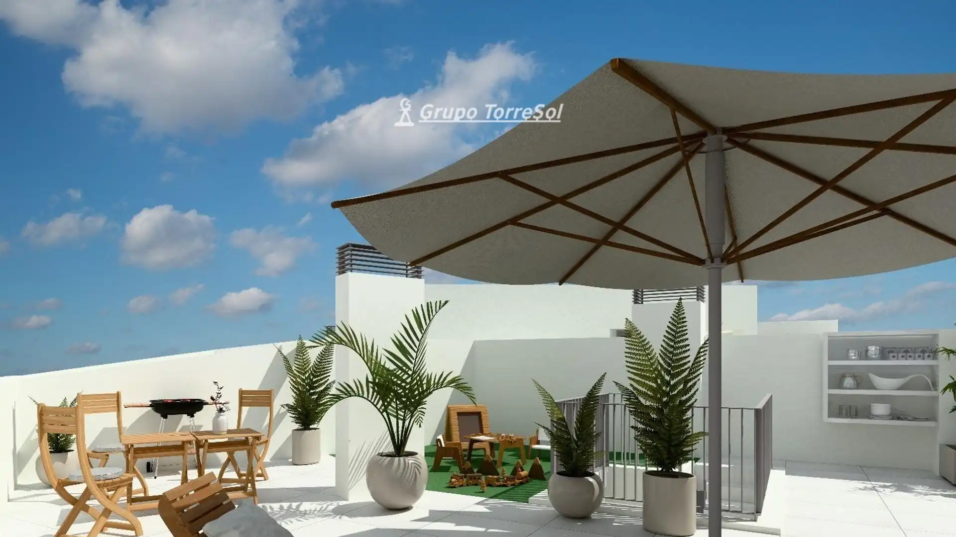 Terrace of Duplex for sale in Torredembarra  with Air Conditioner, Heating and Terrace