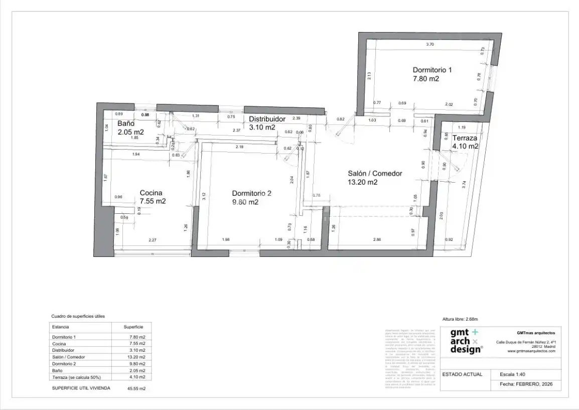 Piso en venta en Madrid con Terraza