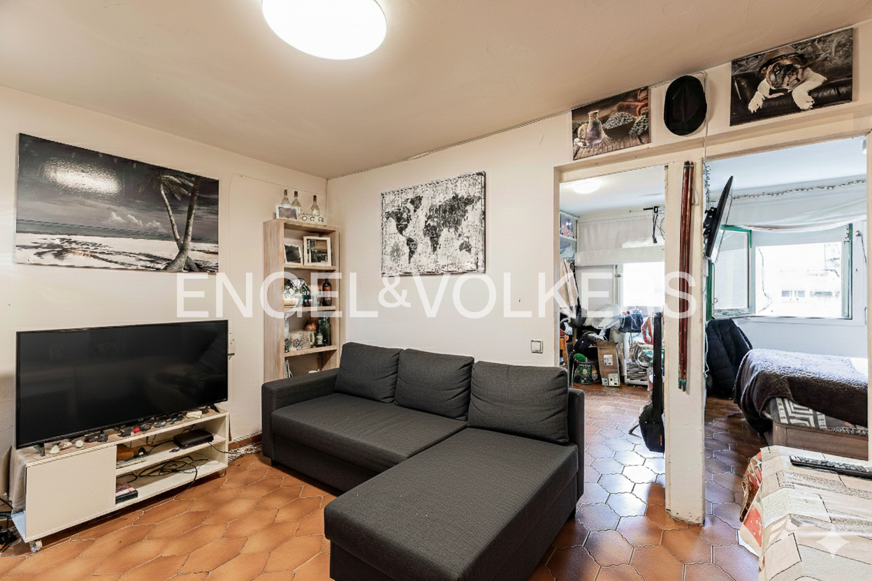 Sala de estar de Apartamento en venta en  Barcelona Capital con Calefacción