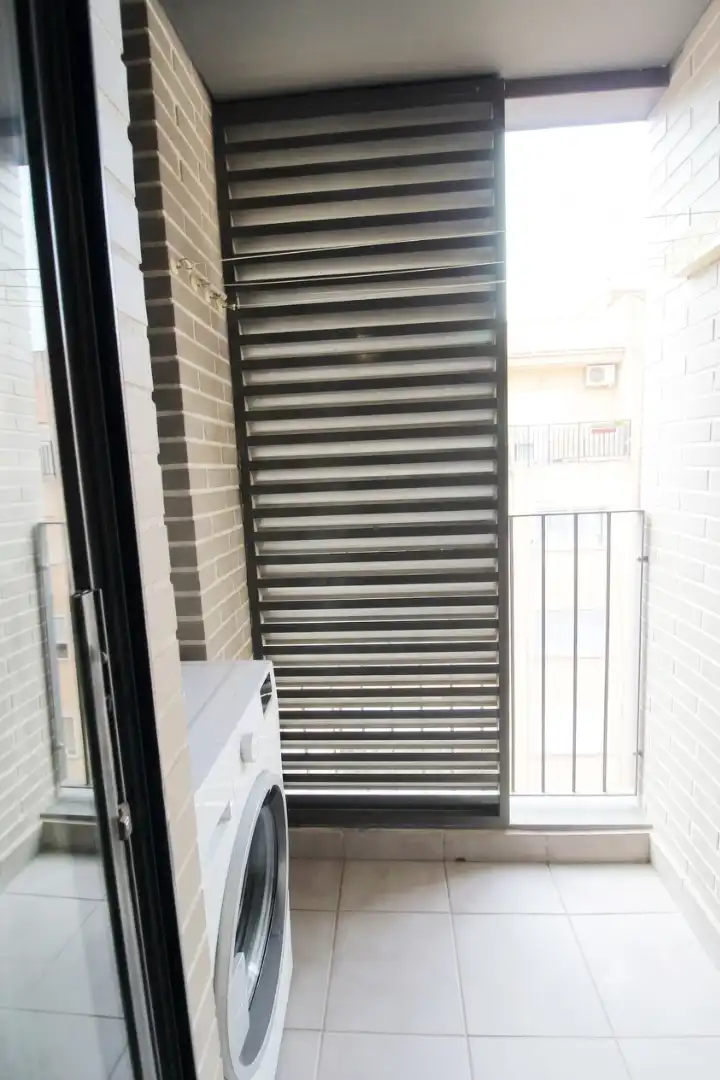 Balcony of Flat for sale in Valencia  with Air Conditioner, Parquet flooring and Balcony