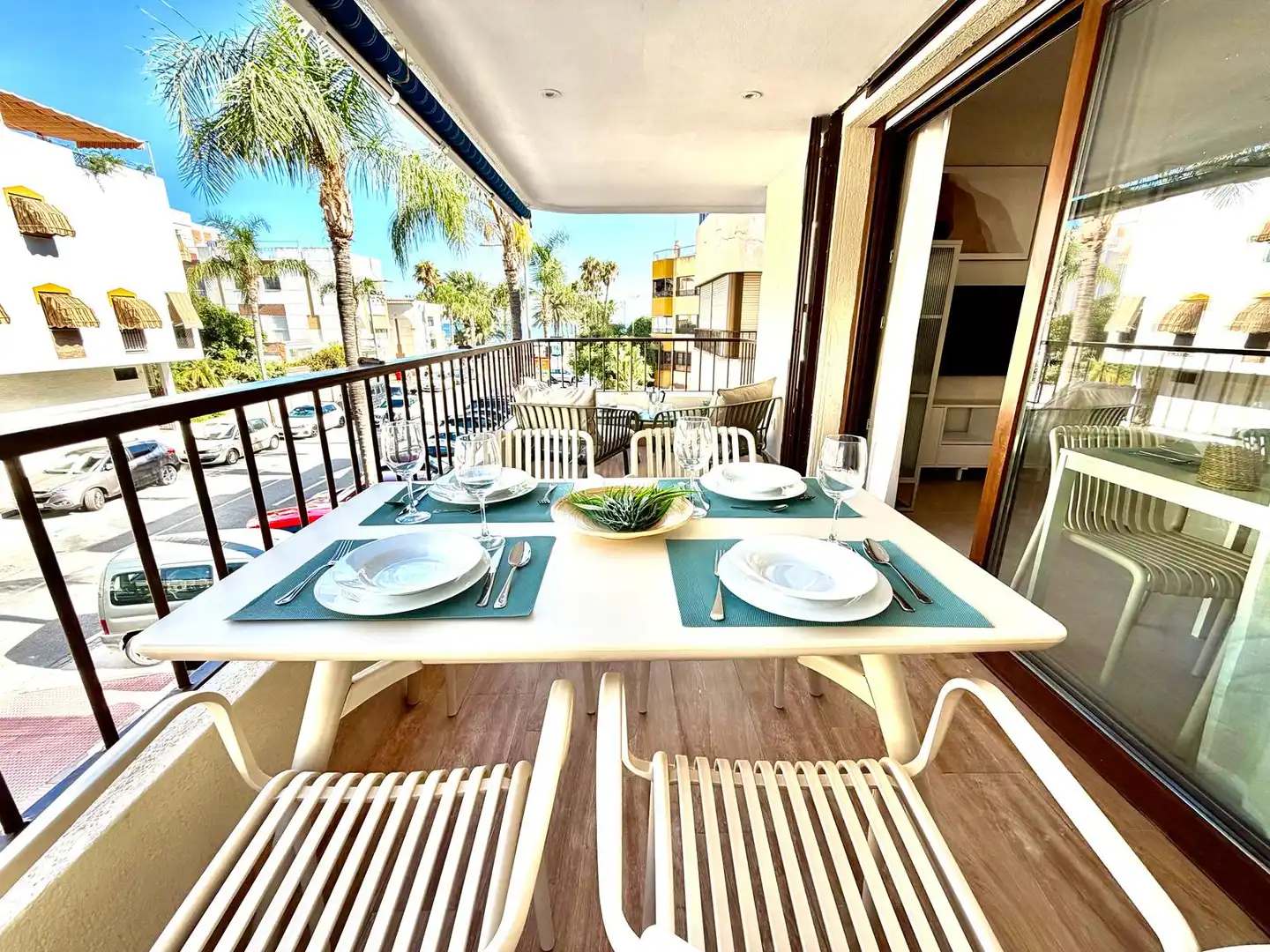 Terrace of Flat for rent in Almuñécar  with Air Conditioner, Heating and Terrace