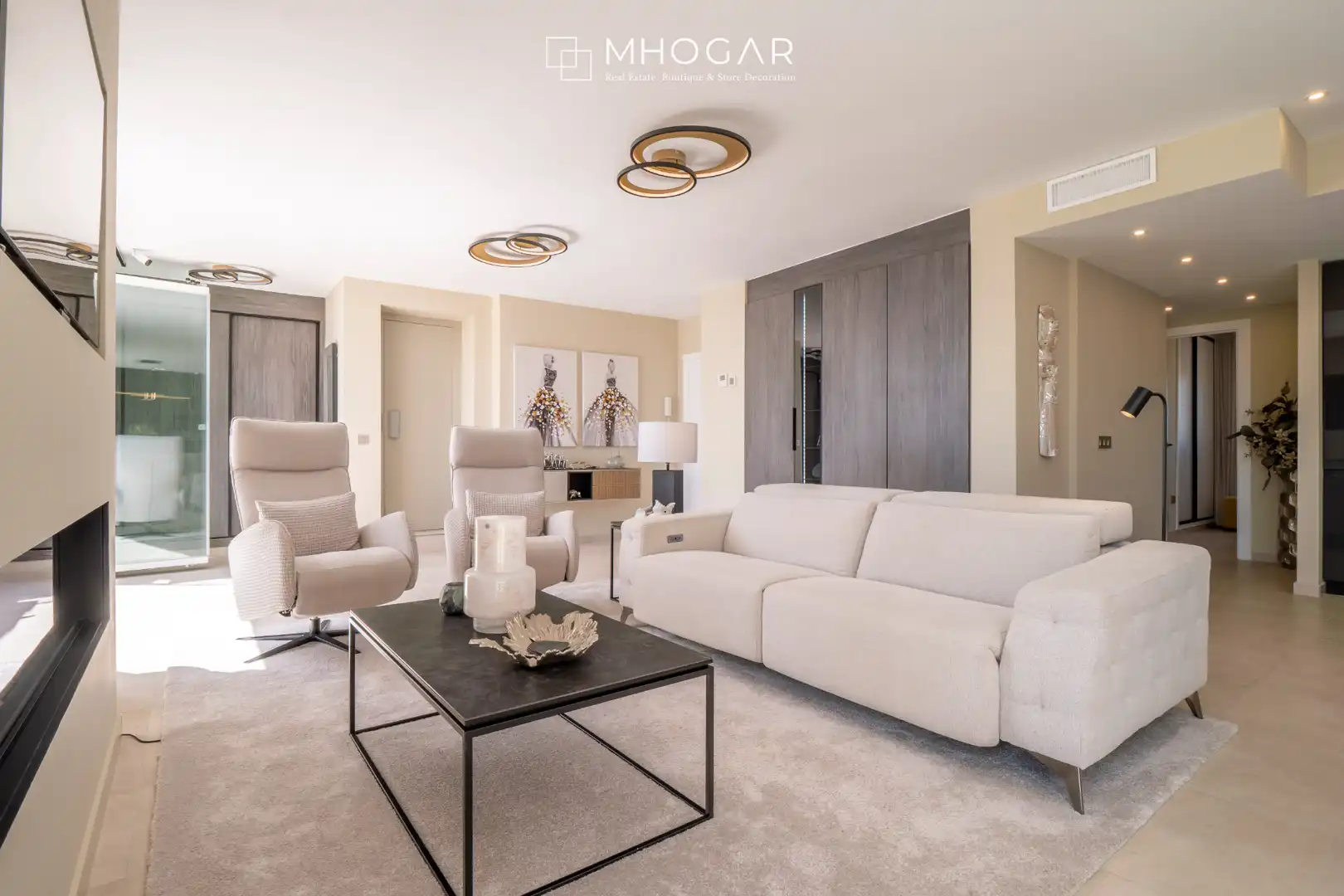 Sala de estar de Ático en venta en Calpe / Calp con Aire acondicionado, Calefacción y Terraza