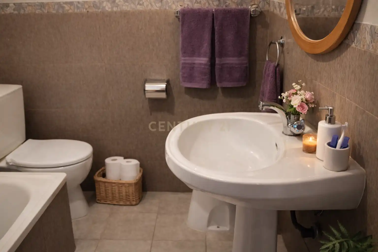 Bathroom of Houses for sale in Ademuz  with Storage room and Balcony