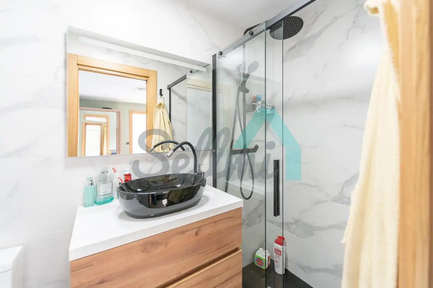 Bathroom of Houses for sale in Siero  with Heating, Private garden and Terrace