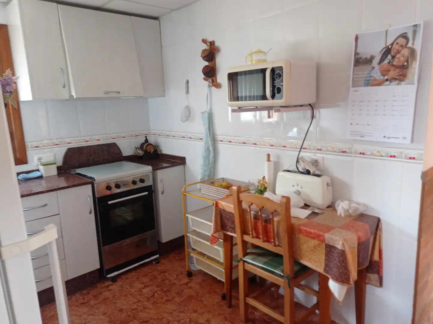 Cocina de Finca rústica en venta en Fuente Álamo de Murcia con Calefacción, Jardín privado y Piscina