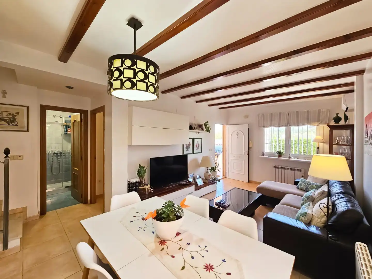 Living room of Houses for sale in Santa Pola  with Air Conditioner, Private garden and Terrace
