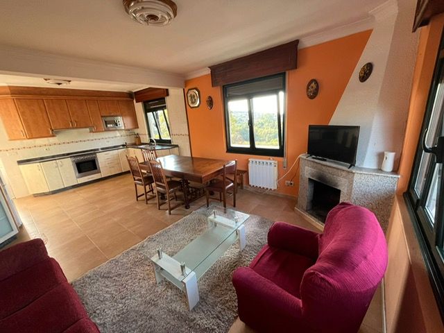Living room of Flat to rent in Valdoviño  with Heating, Terrace and Furnished
