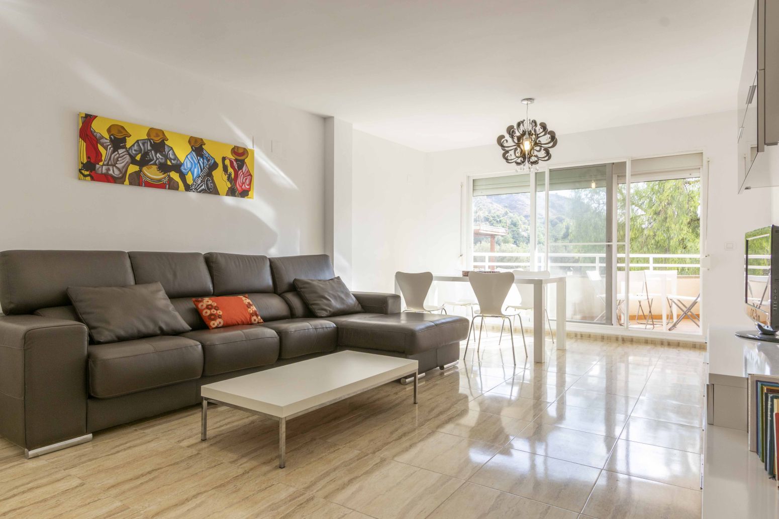 Sala de estar de Piso en venta en Petrés con Balcón