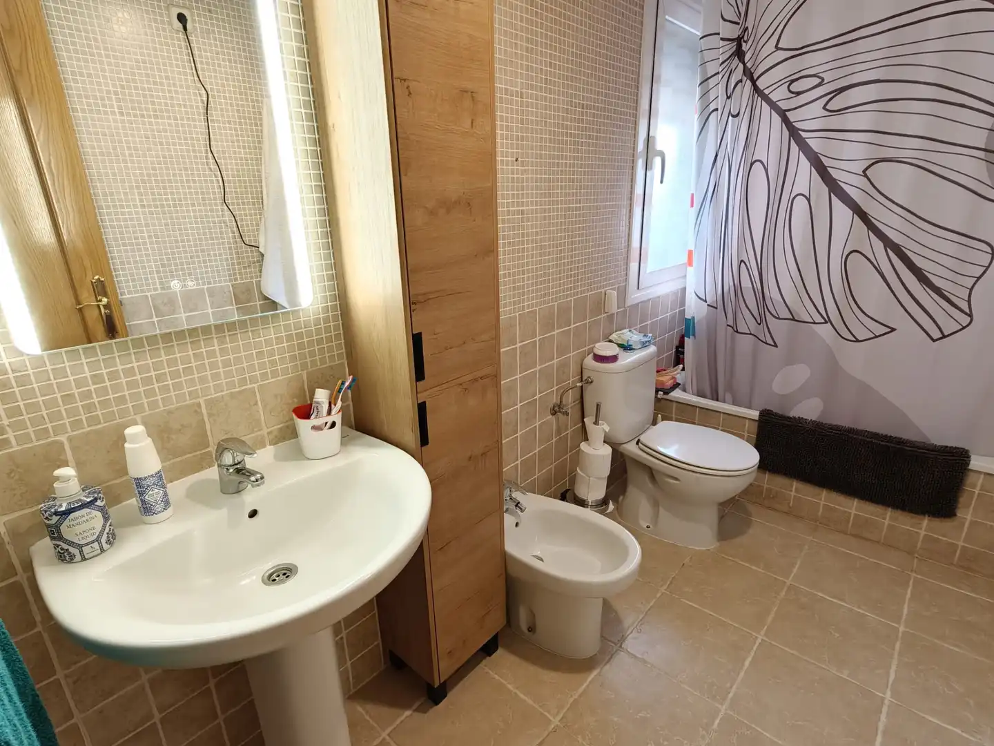 Baño de Casa o chalet en venta en Novés con Aire acondicionado, Calefacción y Jardín privado