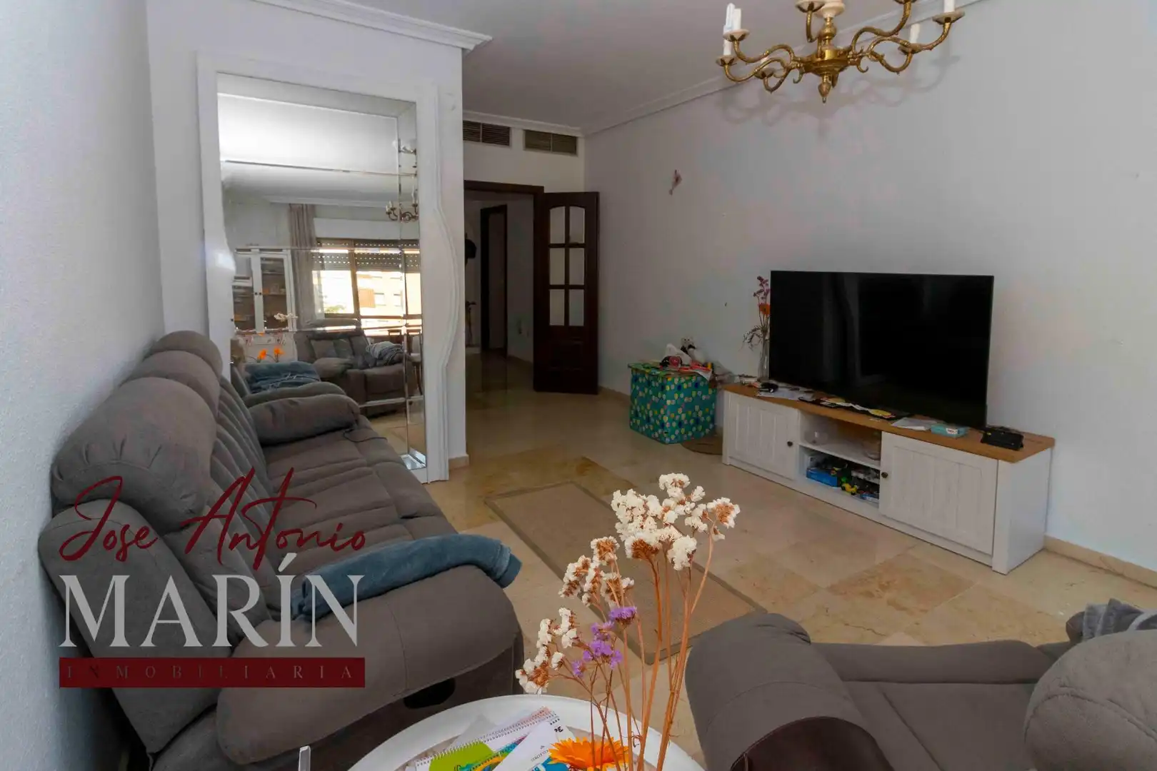 Sala de estar de Piso en venta en Badajoz con Aire acondicionado