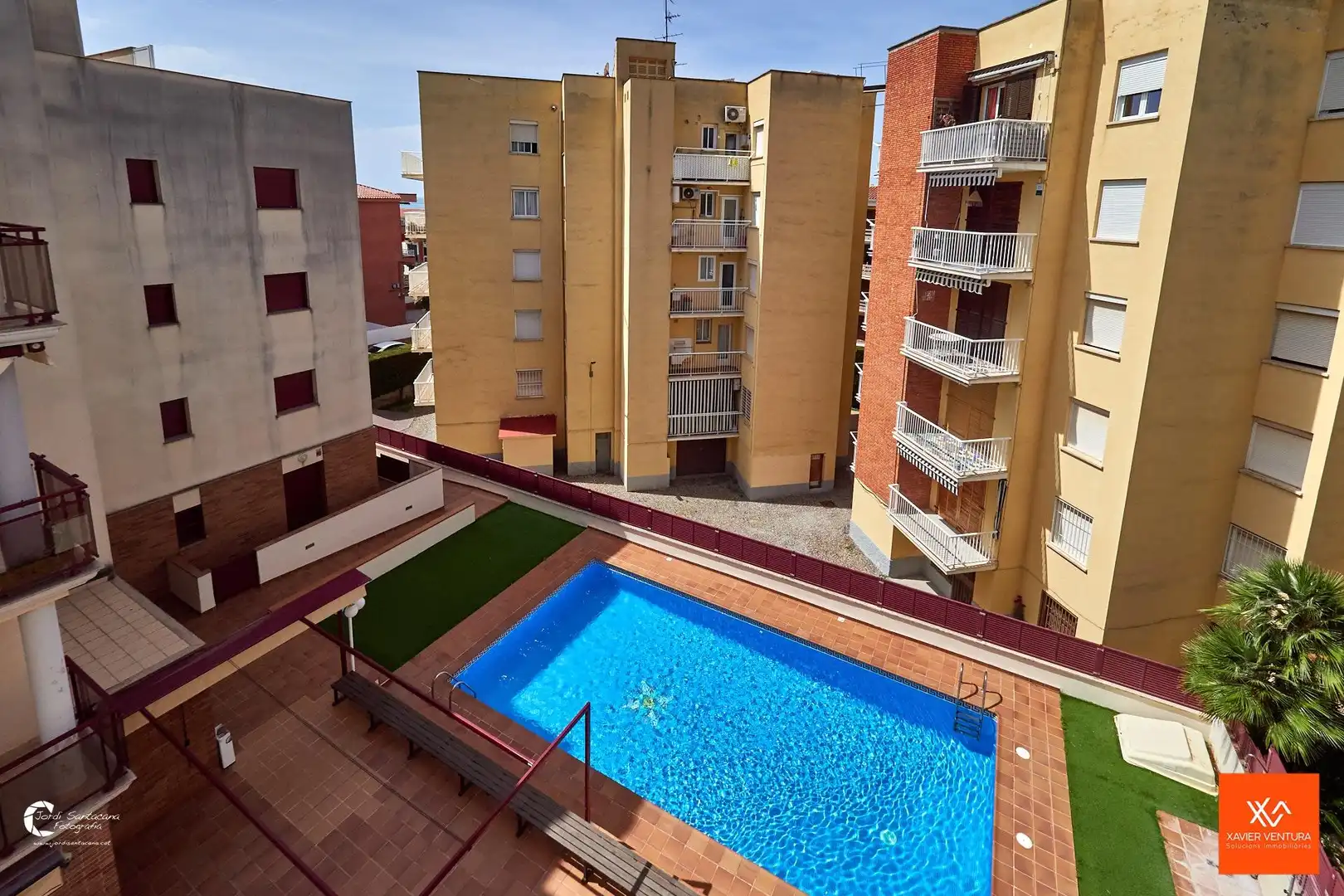 Swimming pool of Attic for sale in El Vendrell  with Air Conditioner, Heating and Terrace