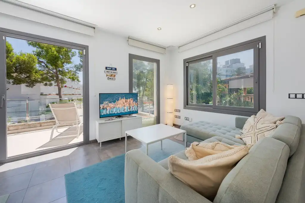 Living room of Attic for sale in Alcúdia  with Air Conditioner, Terrace and Storage room