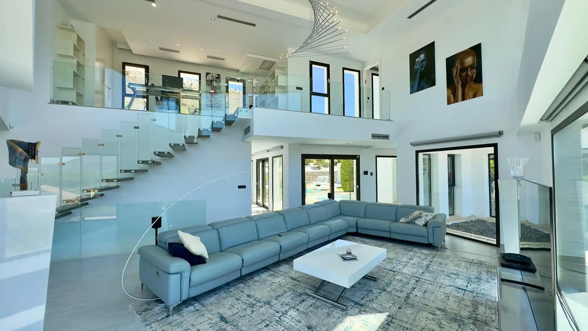 Living room of Houses for sale in Jávea / Xàbia  with Air Conditioner, Heating and Private garden