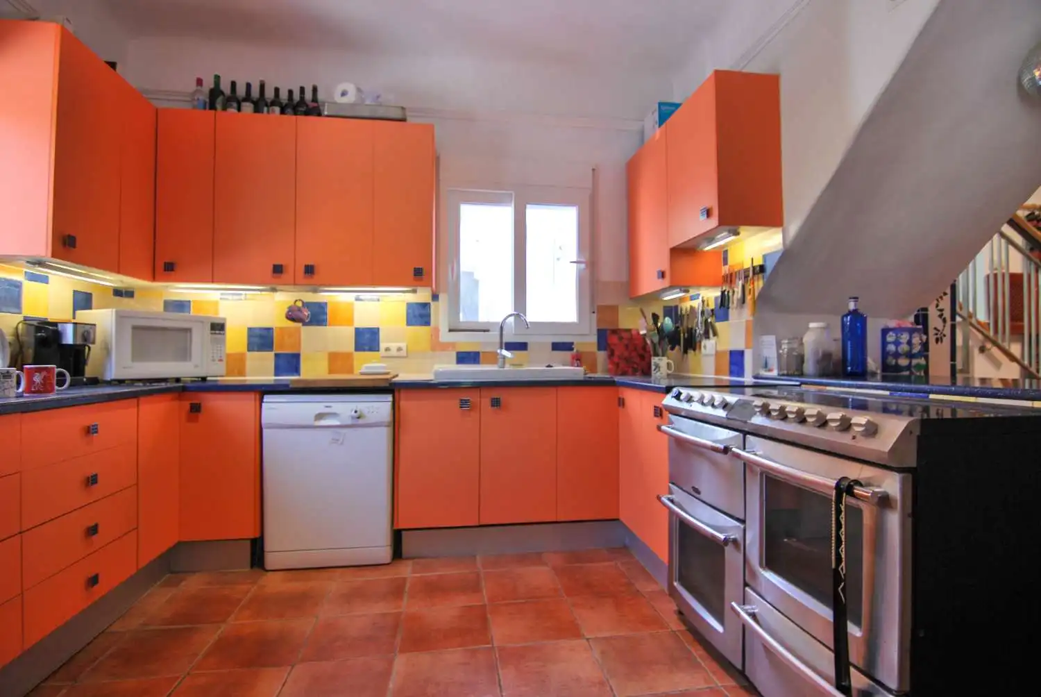 Cocina de Finca rústica en venta en Vélez de Benaudalla con Terraza, Trastero y Piscina