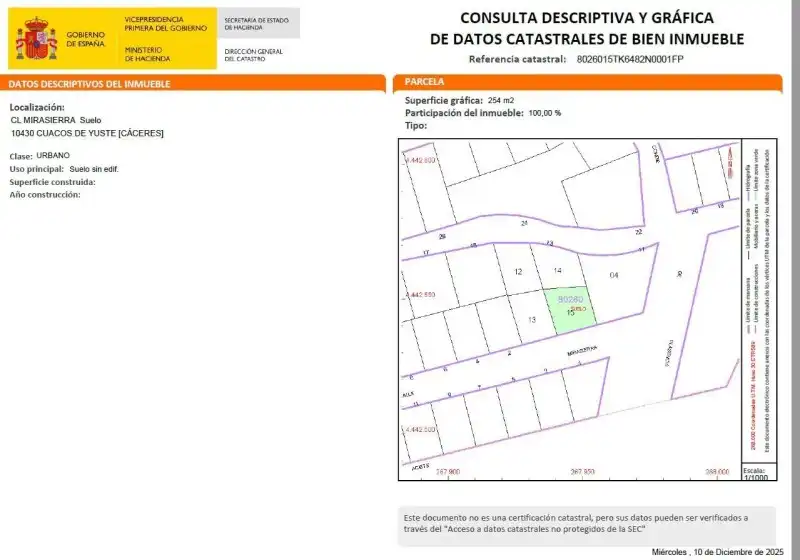 Terreni e lotti in vendita a Cuacos de Yuste, imagen 9