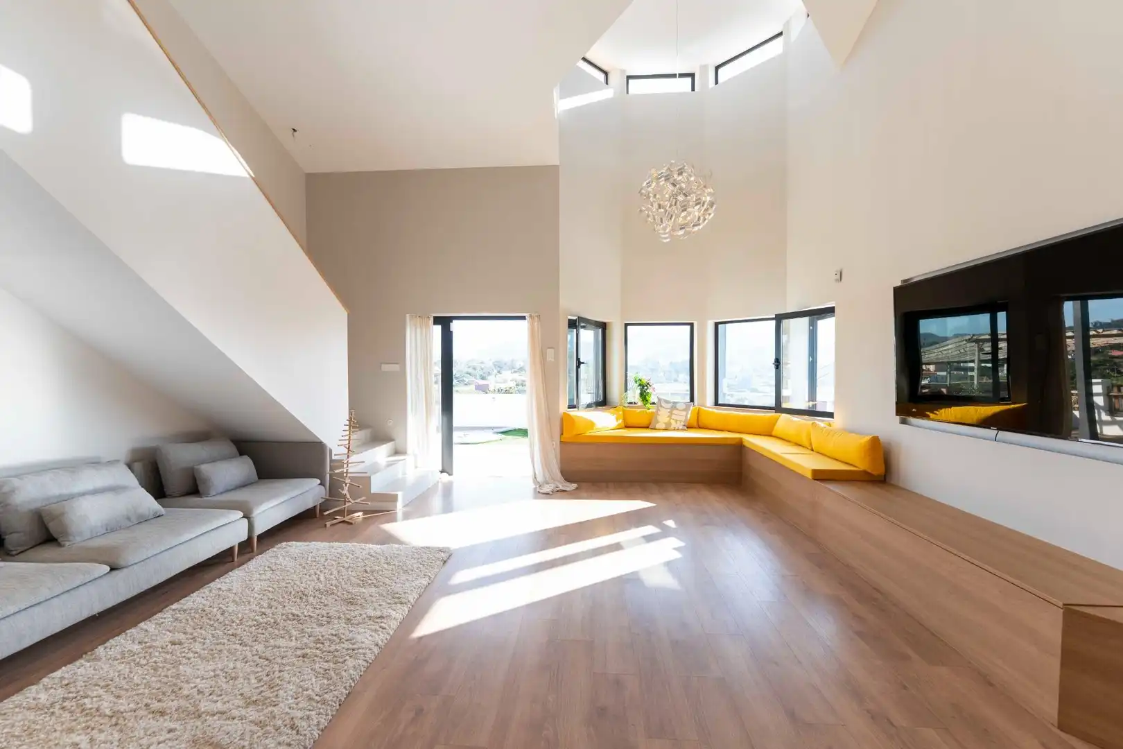 Sala de estar de Casa o chalet en venta en San Cristóbal de la Laguna con Jardín privado, Parquet y Terraza