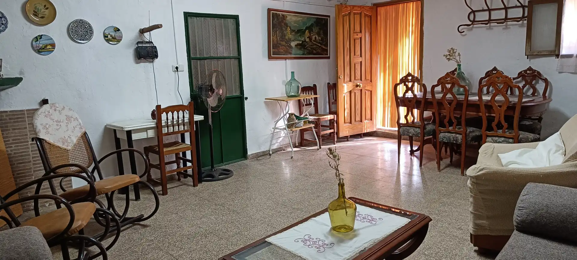 Sala d'estar de Casa o xalet en venda en Almansa amb Jardí privat