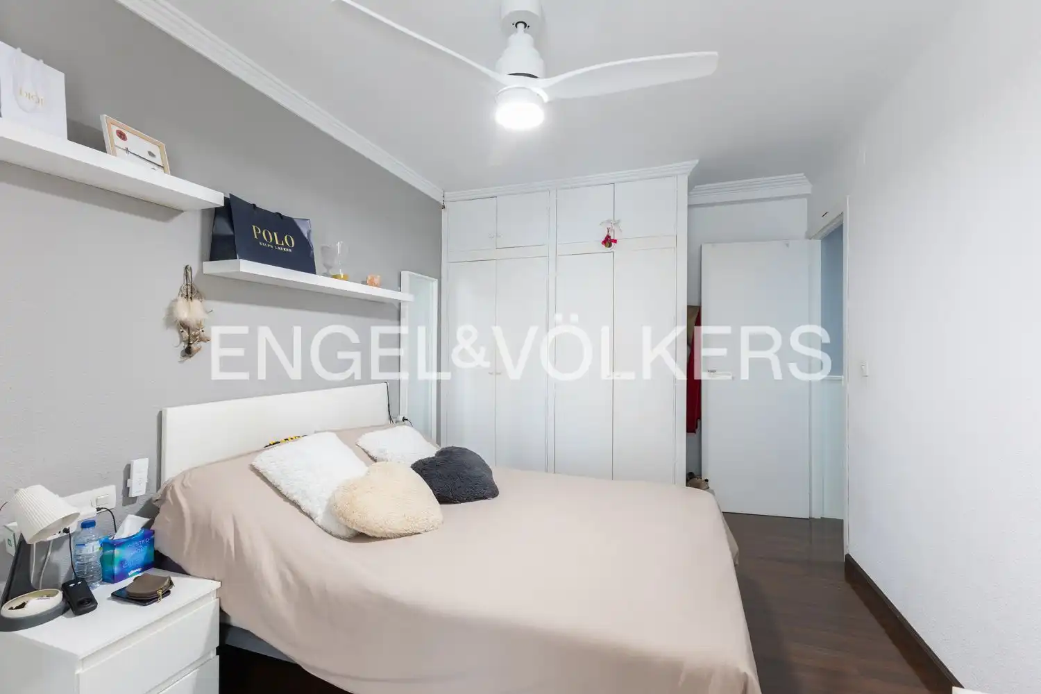 Schlafzimmer von Wohnung zum Verkauf in Valencia mit Klimaanlage, Heizung und Parkett