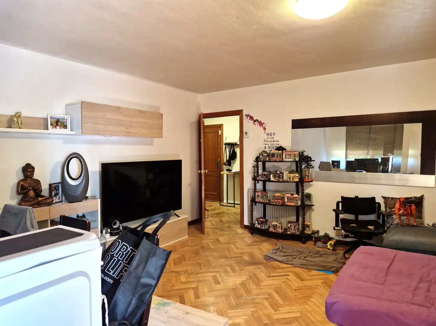Sala de estar de Piso en venta en Leganés con Calefacción, Trastero y Amueblado